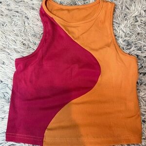 SHEIN 2 toned crop top